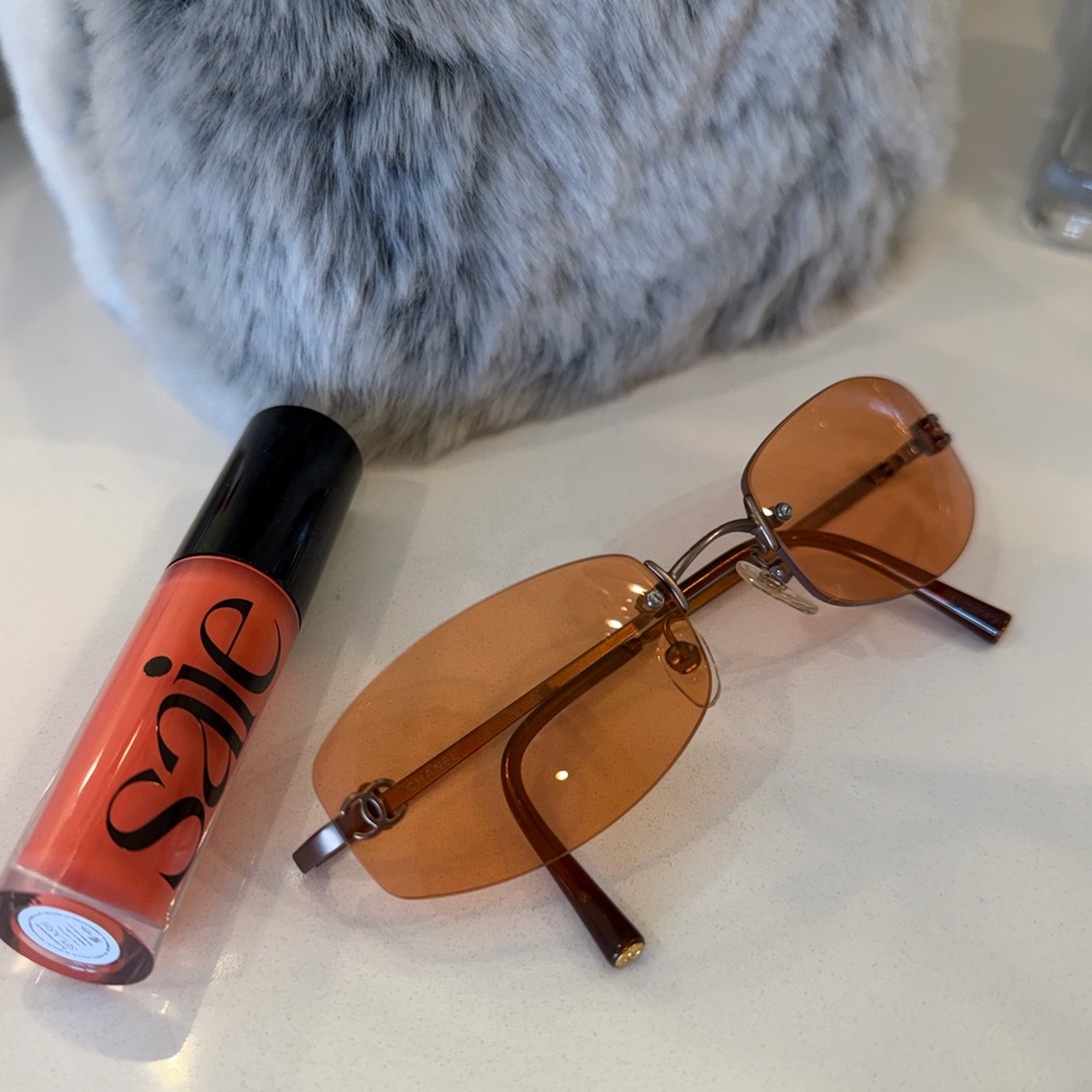 CHANEL vintage rimless sunglasses